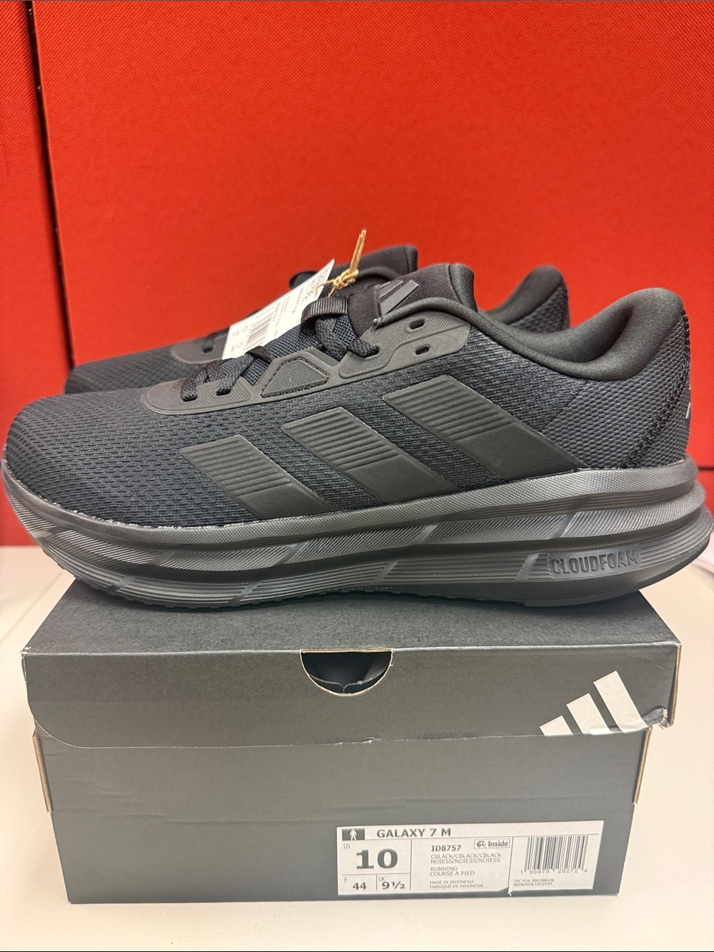 adidas Men's Galaxy 7 Running Shoes in Black